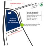 Lageplan Institut für Gebäudetechnologie